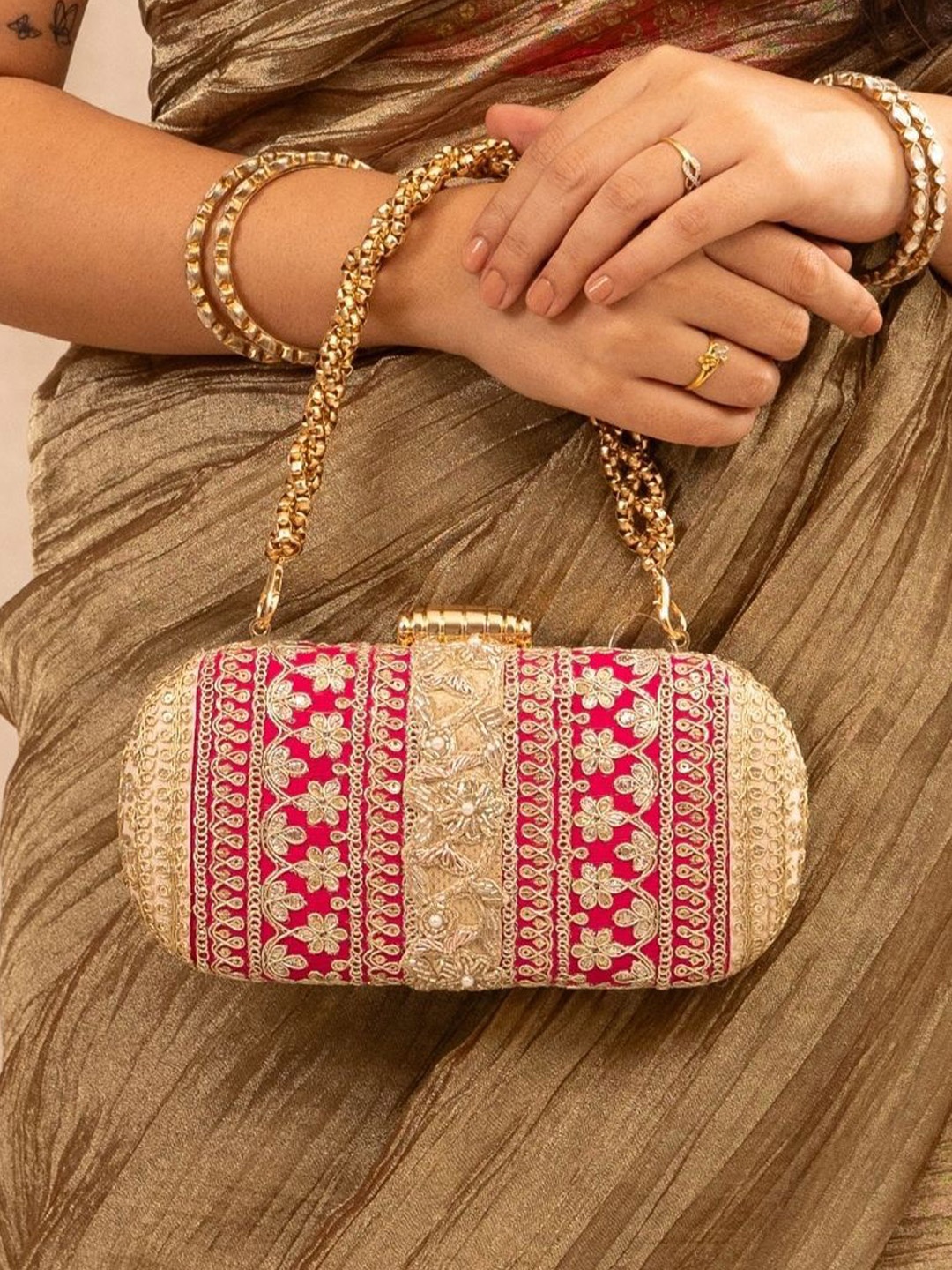 

AMYRA Structured Sling Bag, Multi