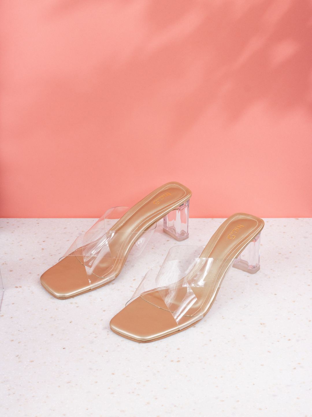 

Inc 5 Party Block Sandals, Transparent