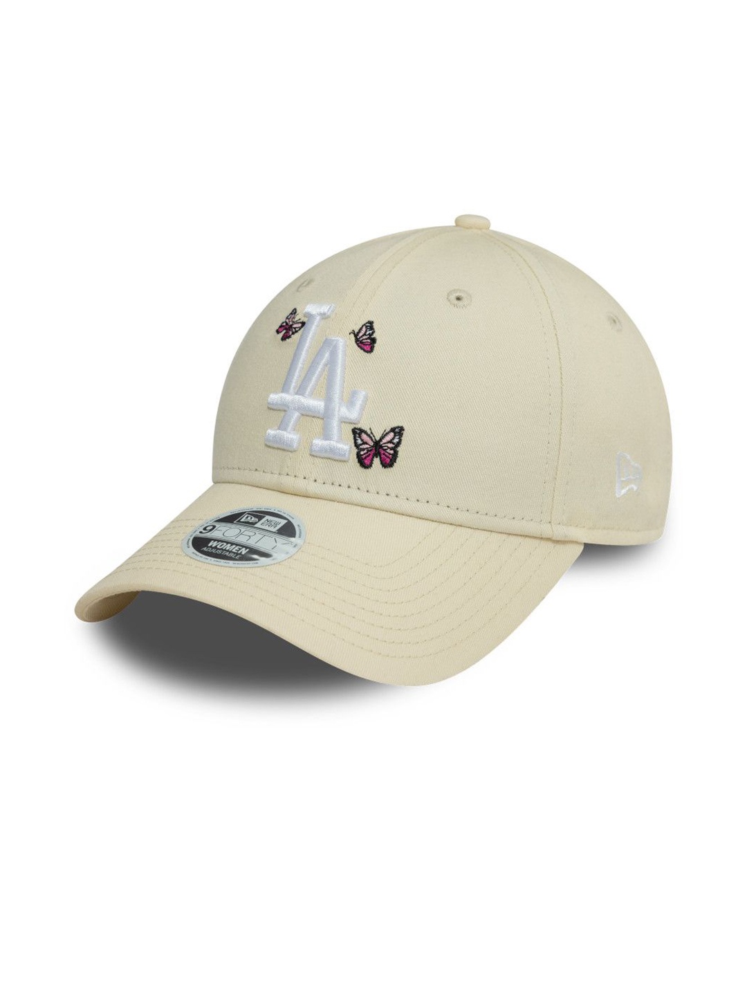 

New Era Women Embroidered Baseball Cap, Cream