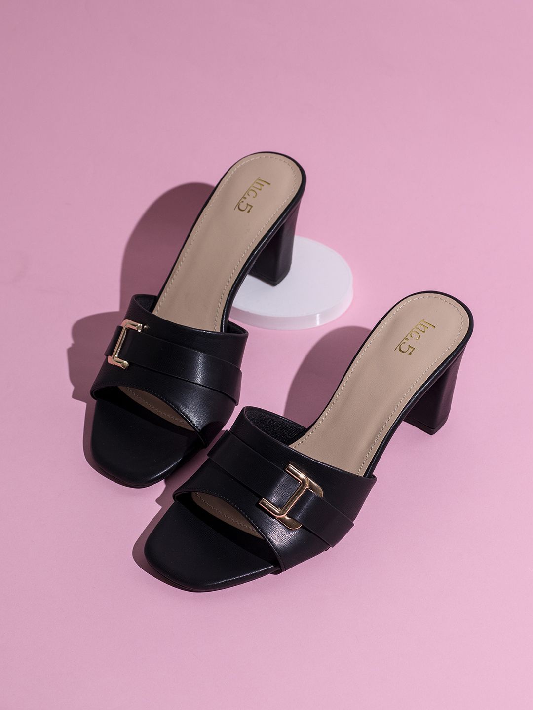 

Inc 5 Party Block Sandals, Black
