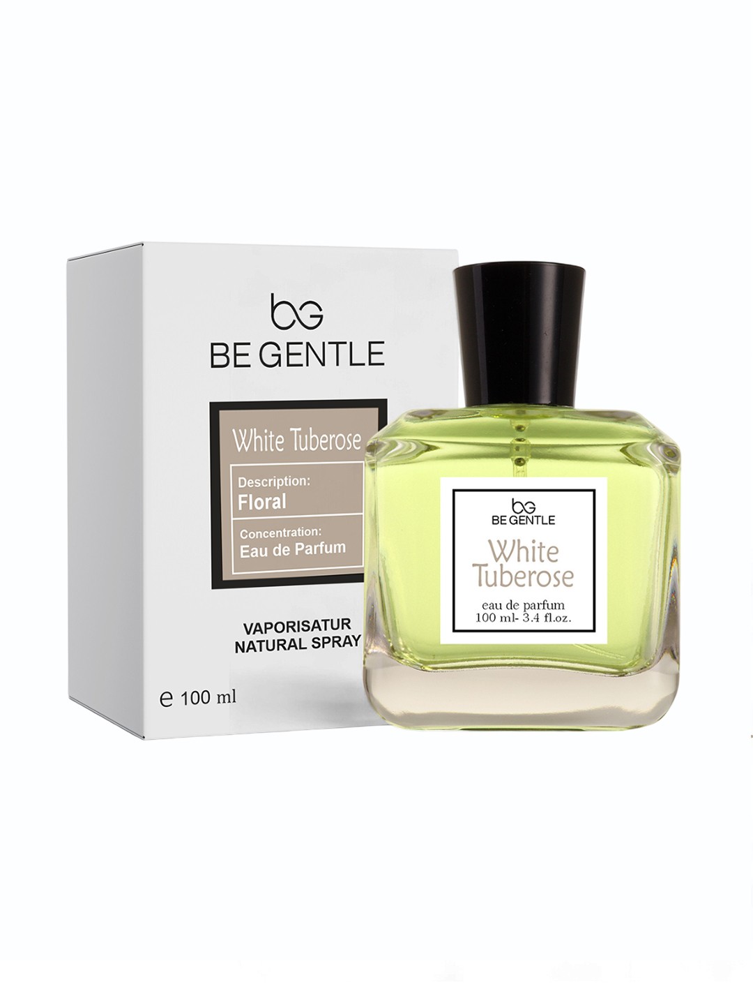 

BE GENTLE White Tuberose Long Lasting Eau De Parfum- 100 ml, Yellow