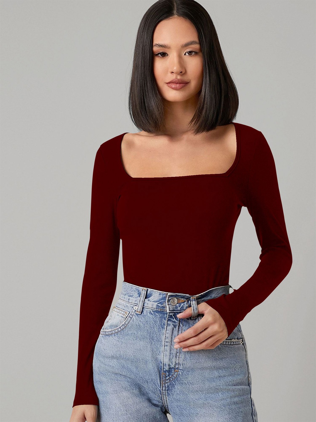 

Dream Beauty Fashion Top, Maroon