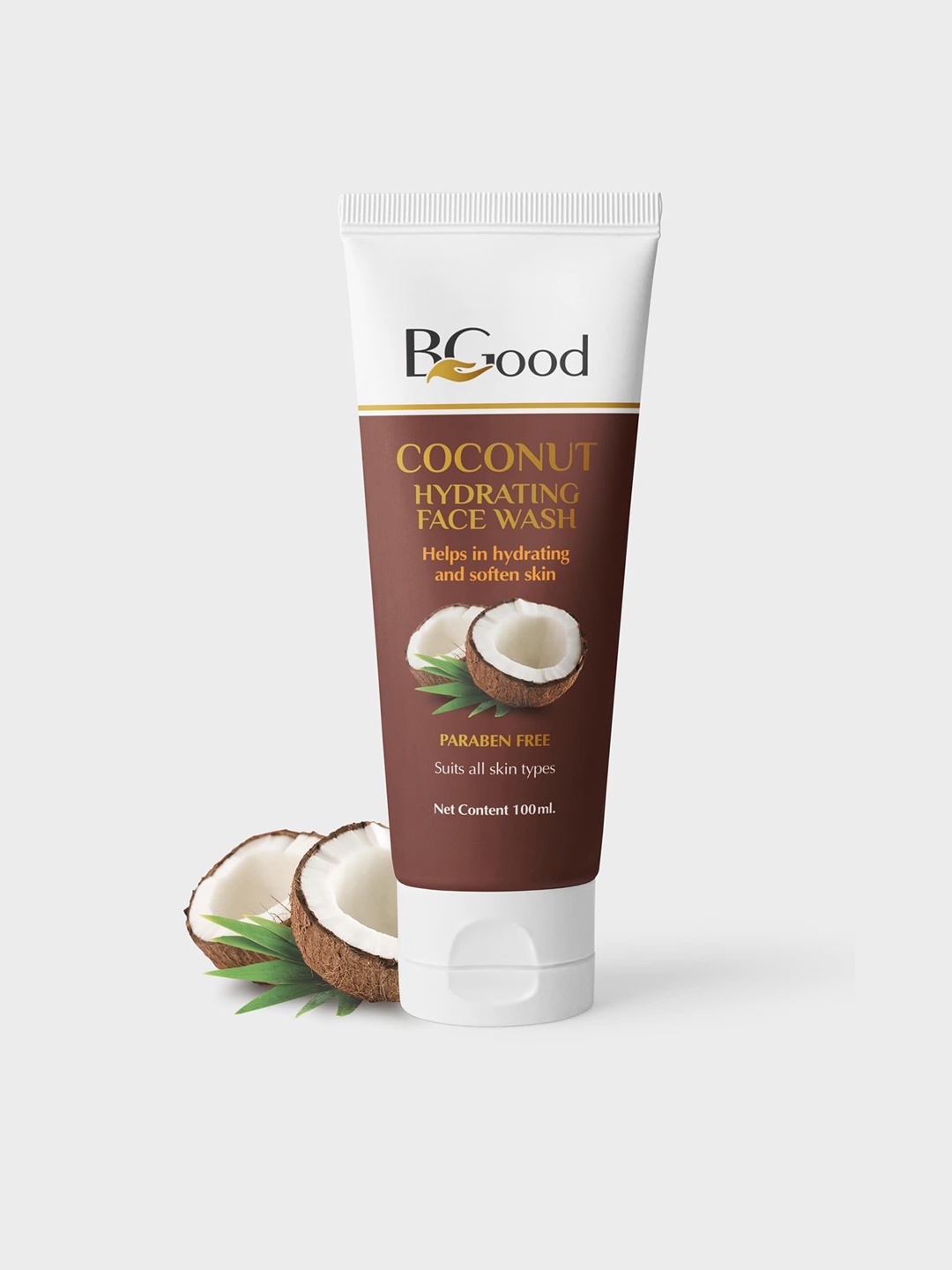 

Bgood Coconut Hydrating Face Wash - 100 ml, White