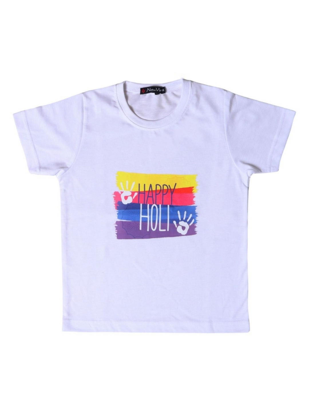 

NeuVin Kids Printed Applique T-shirt, White
