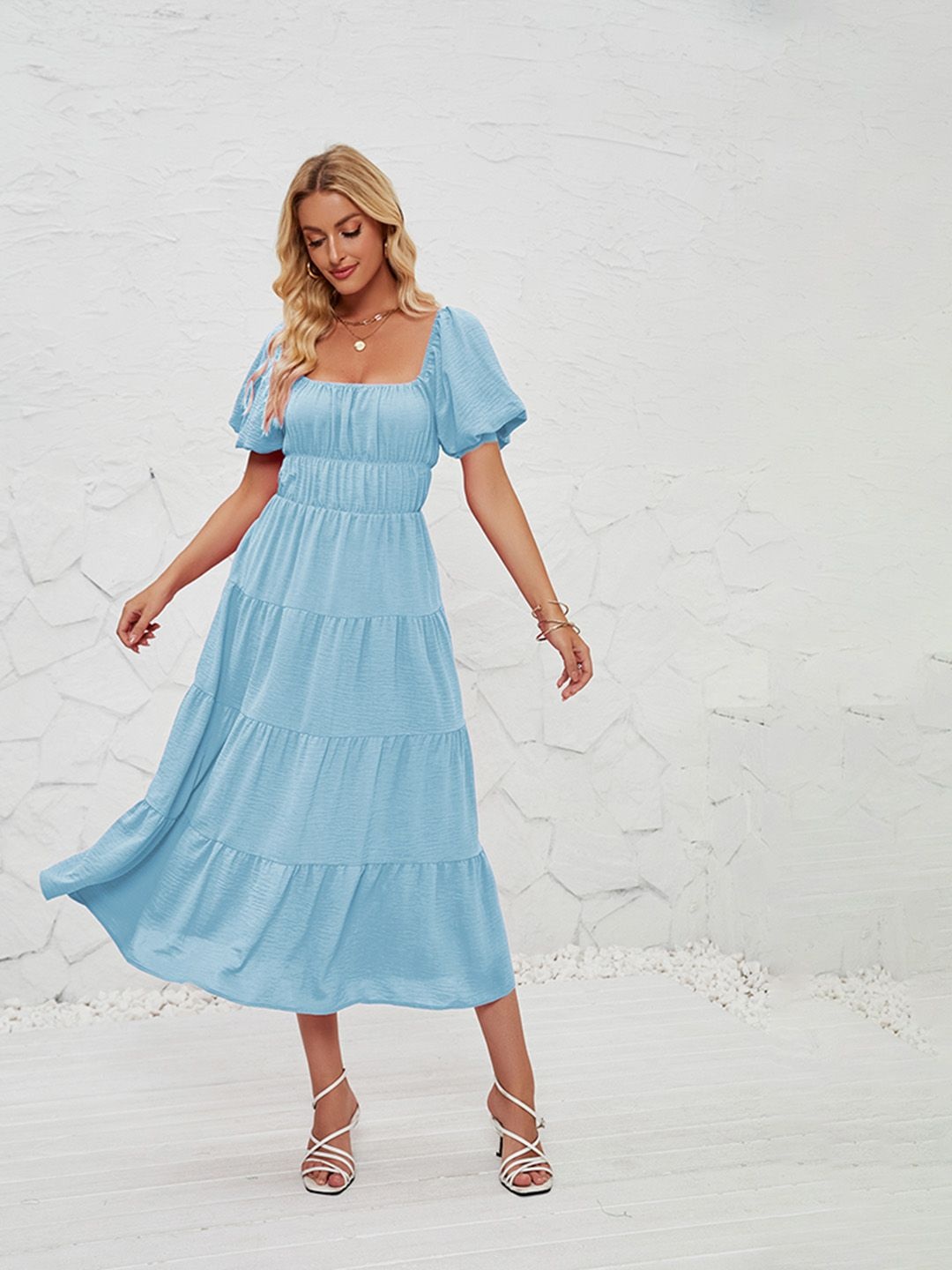 

JC Mode A-Line Midi Dress, Blue