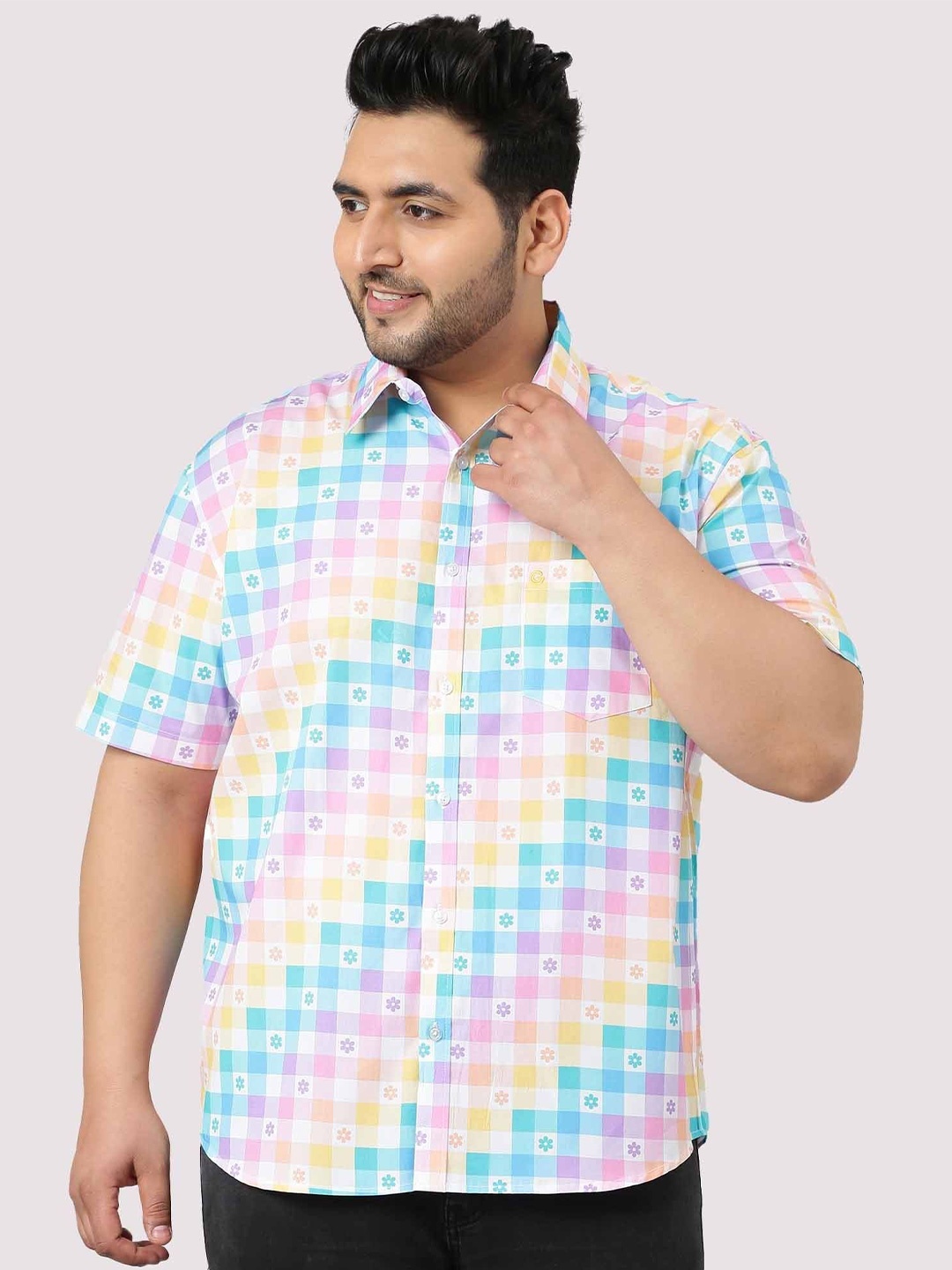 

Guniaa Men Floral Opaque Printed Casual Shirt, Multi