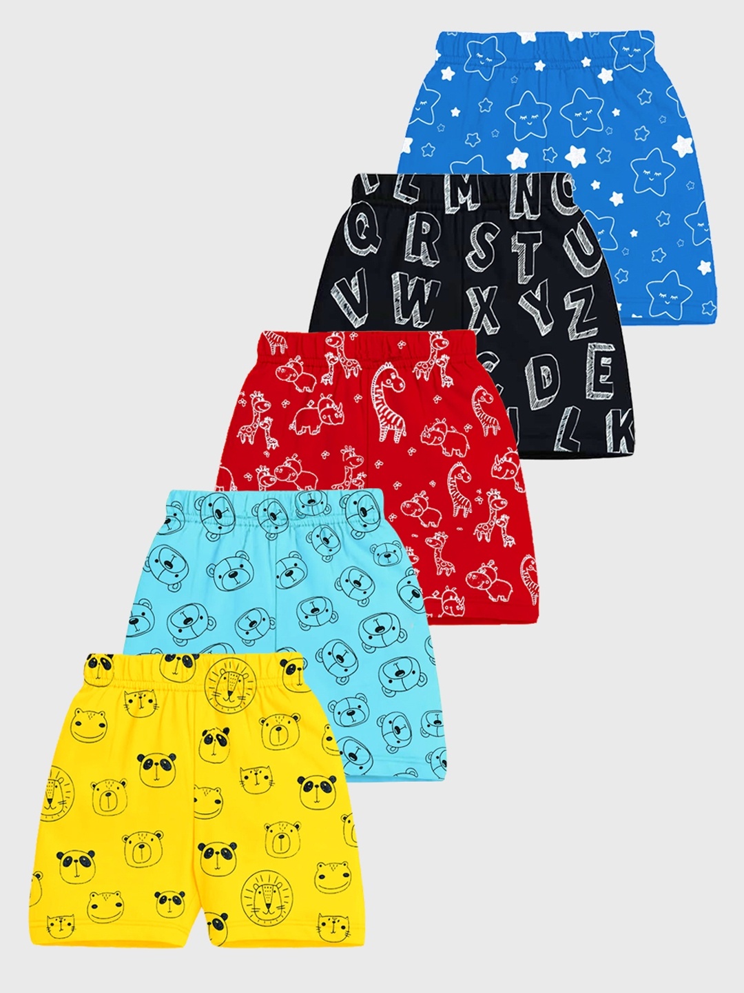 

KUCHIPOO Boys Conversational Printed Shorts, Blue
