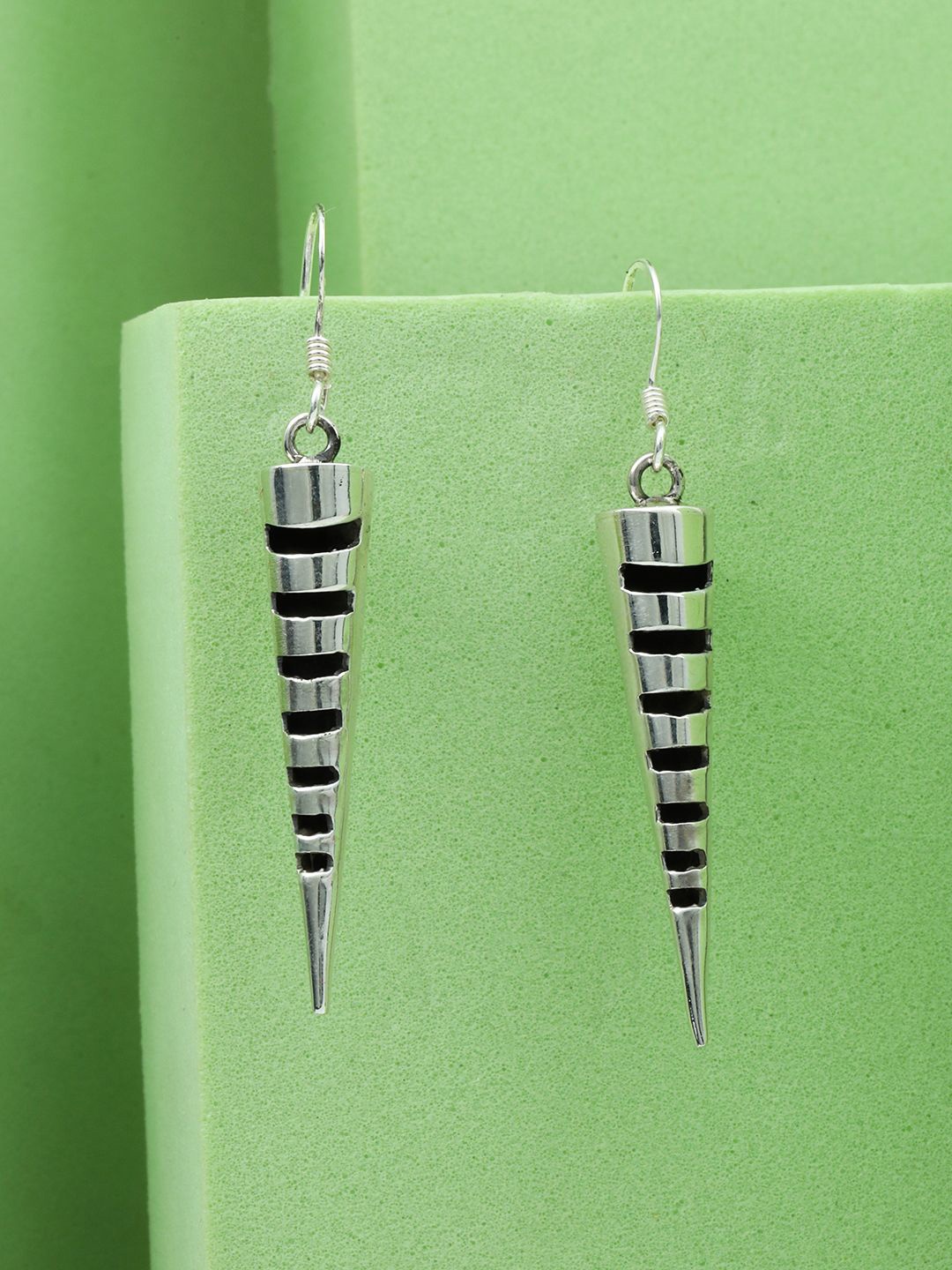 

MAIRA 925 Sterling Silver Rhodium-Plated Classic Drop Earrings