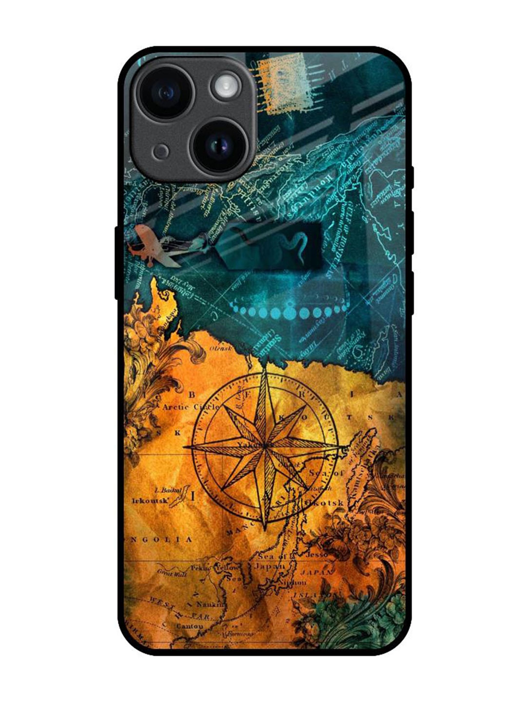 

QRIOH Typography Printed iPhone 14 Back Case Mobile Accessories, Blue