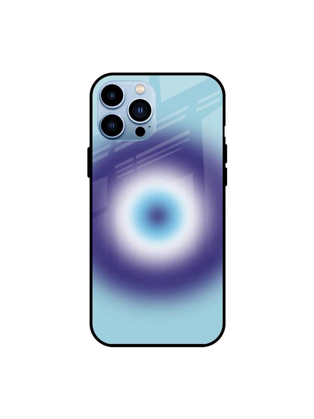 

QRIOH Quirky Printed iPhone 13 Pro Max Back Case Mobile Accessories, Blue