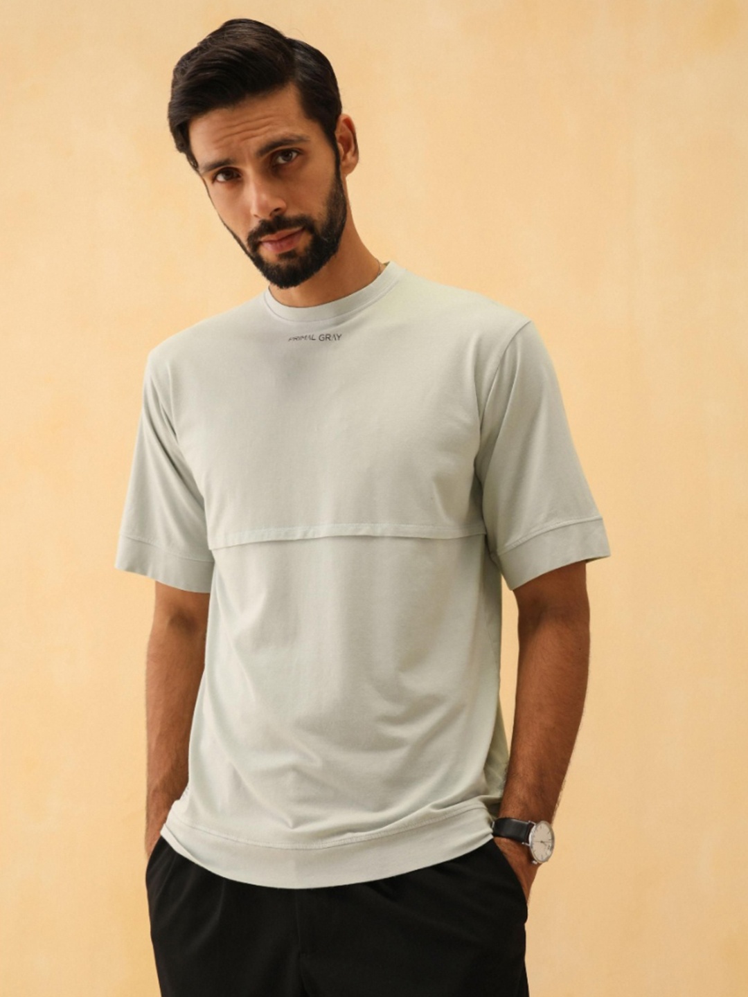 

PRIMAL GRAY Men Pockets T-shirt, Blue