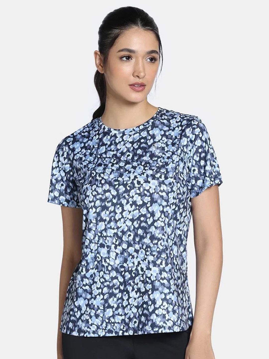 

Zelocity by Zivame Floral Print Top, Navy blue