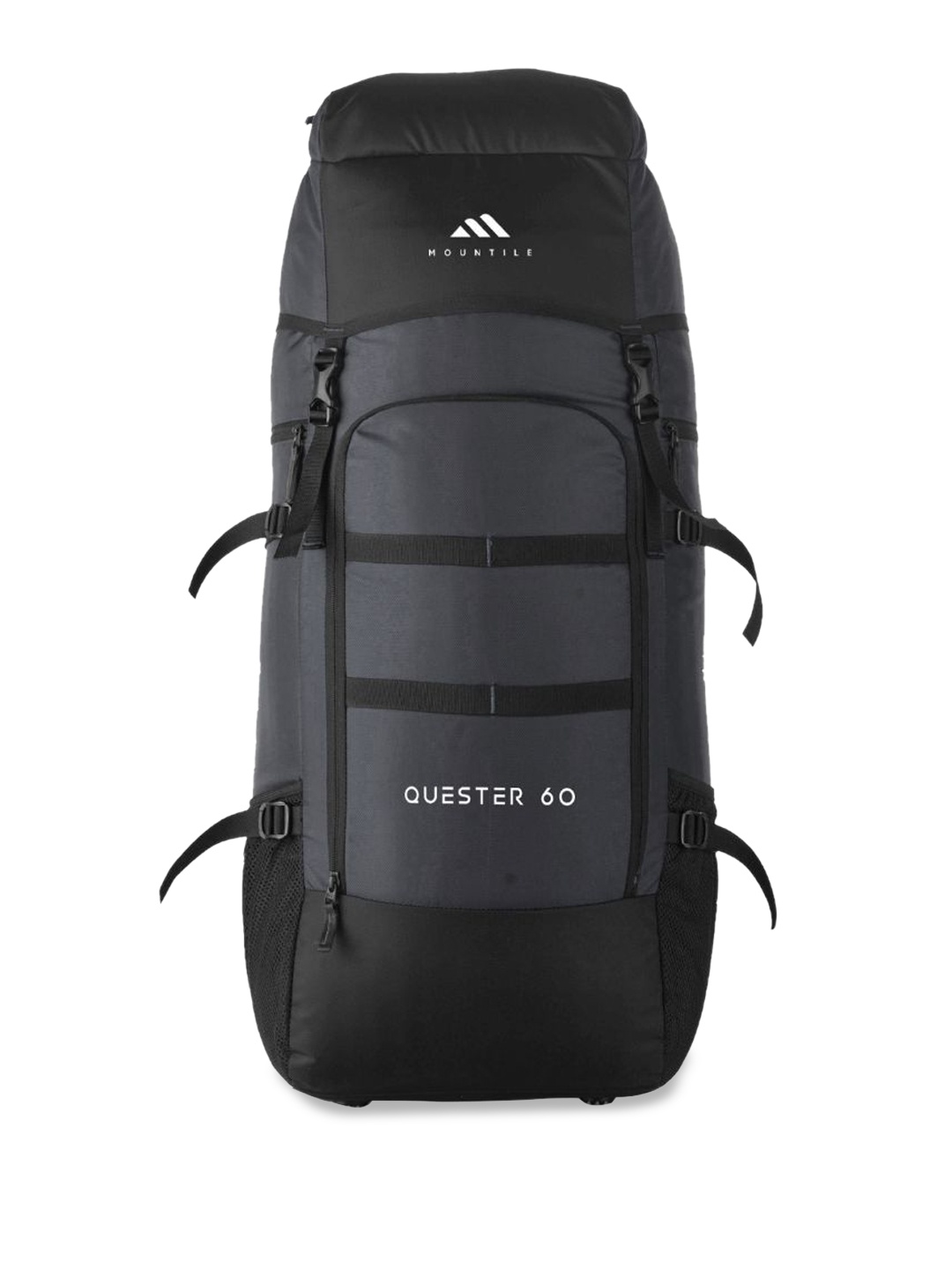 

MOUNTILE Quester Rucksack Travel Backpack - 60L, Grey