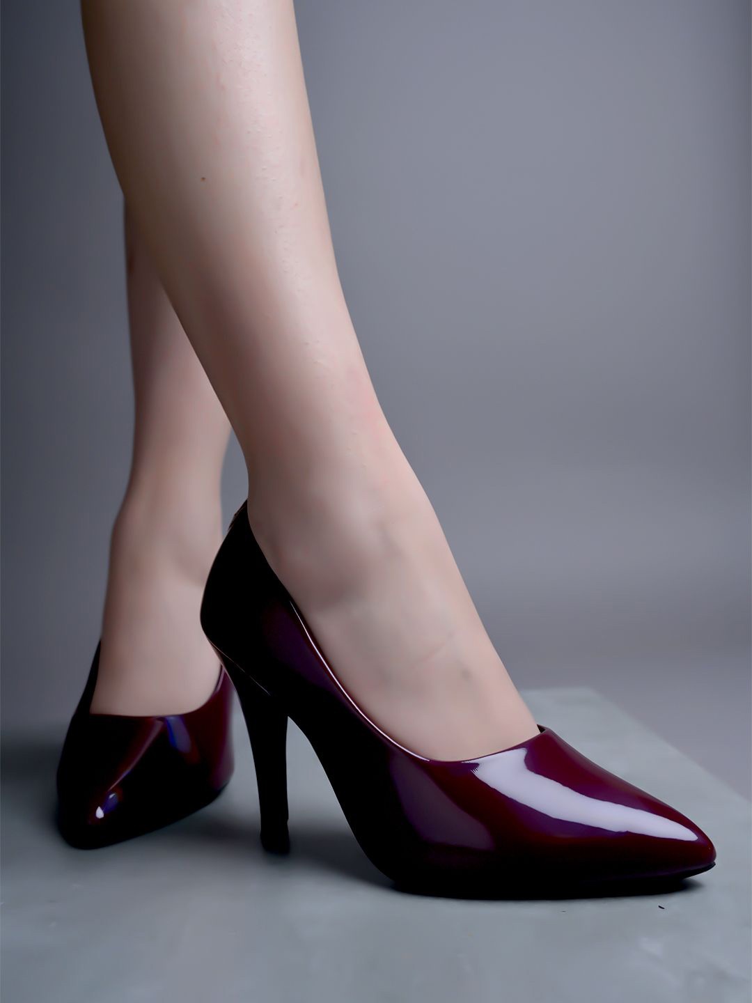 

Shoetopia Stiletto Pumps, Maroon