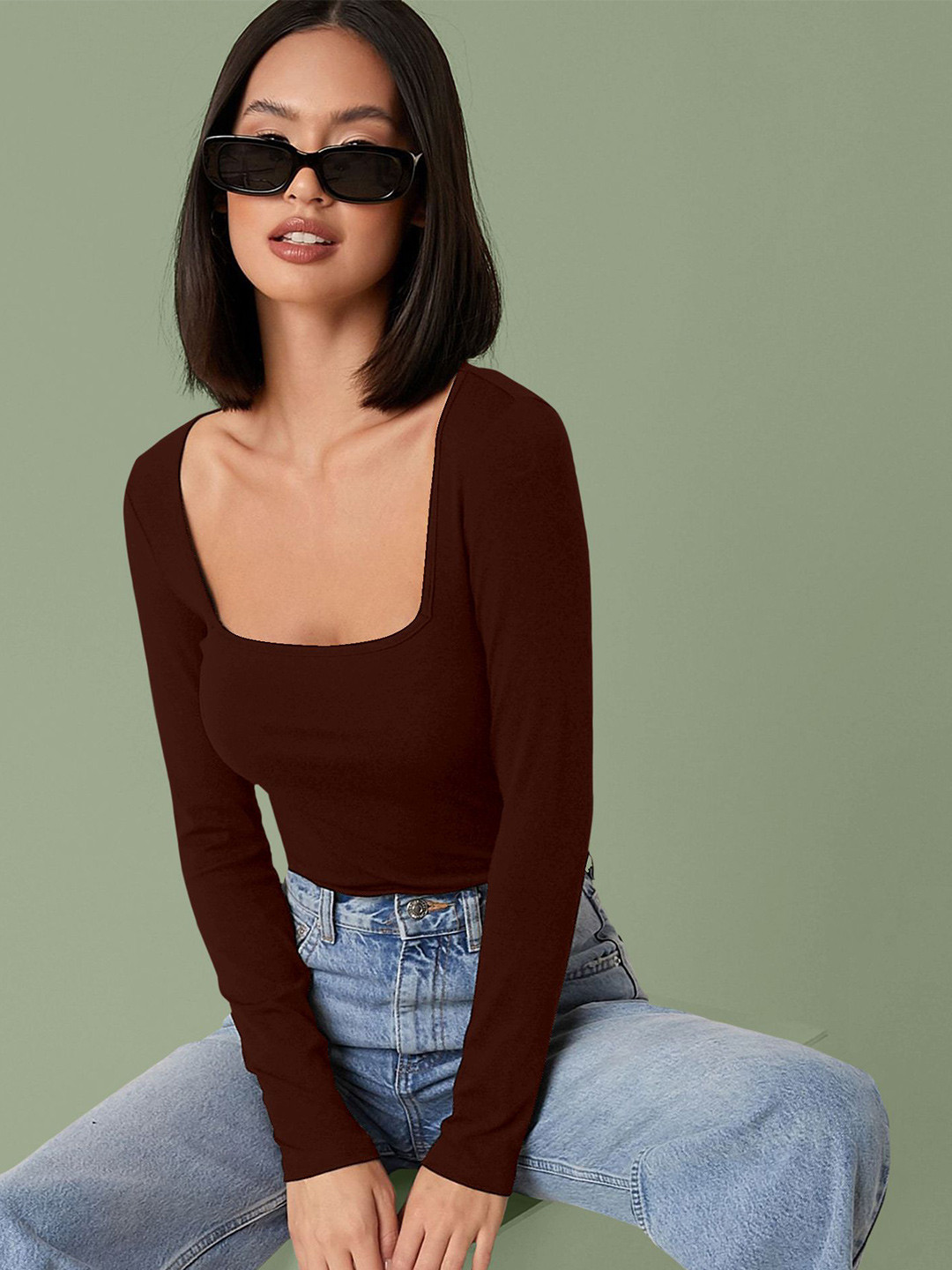 

Dream Beauty Fashion Top, Brown