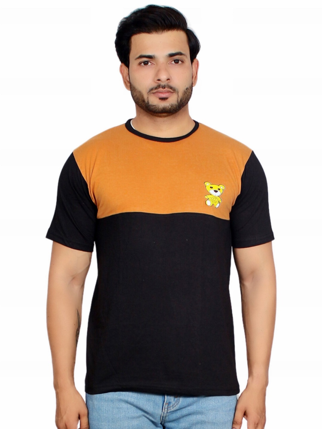 

Deefab Men Pockets T-shirt, Black