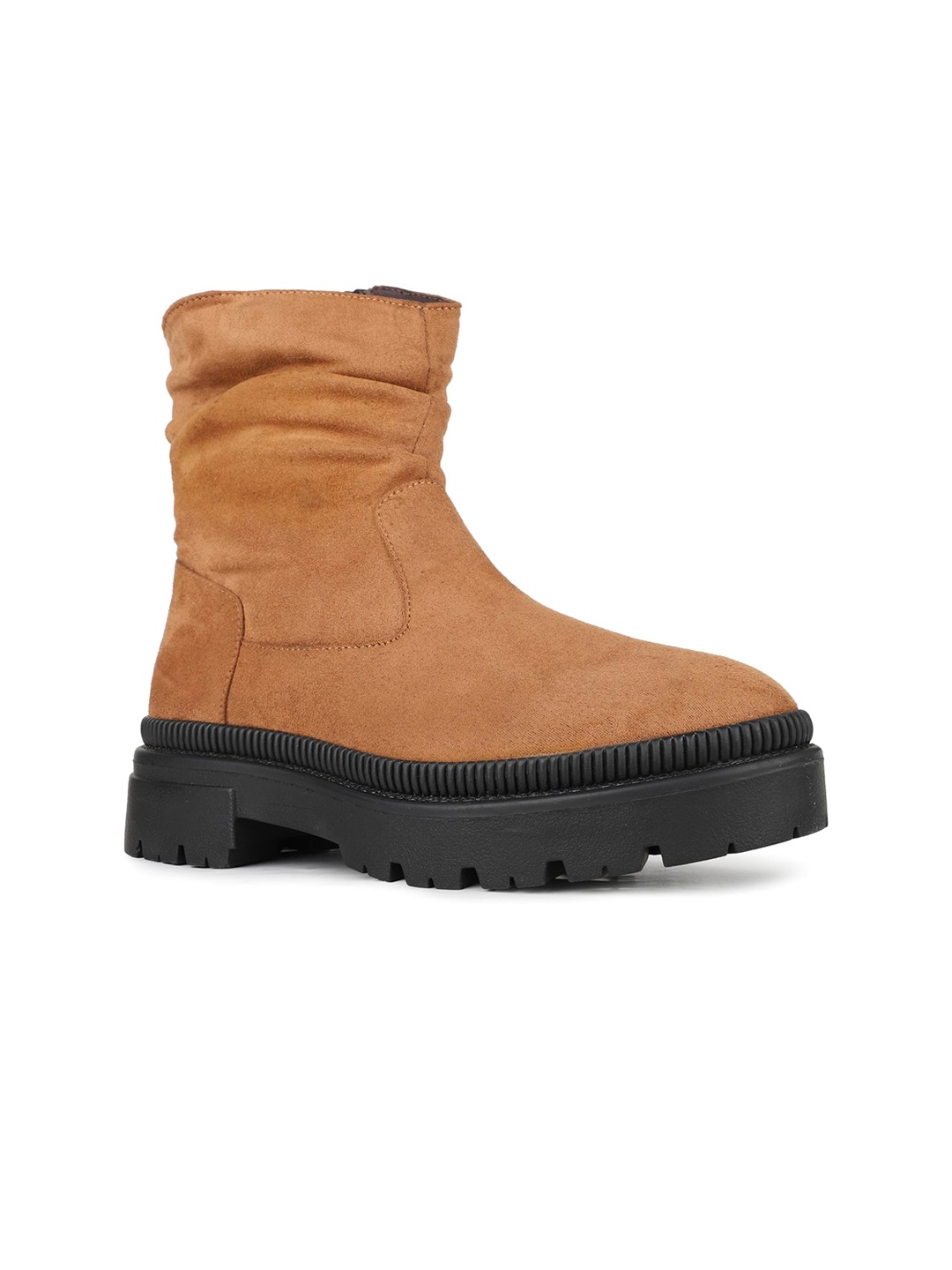 

Inc 5 Women Round Toe Regular Boots, Tan