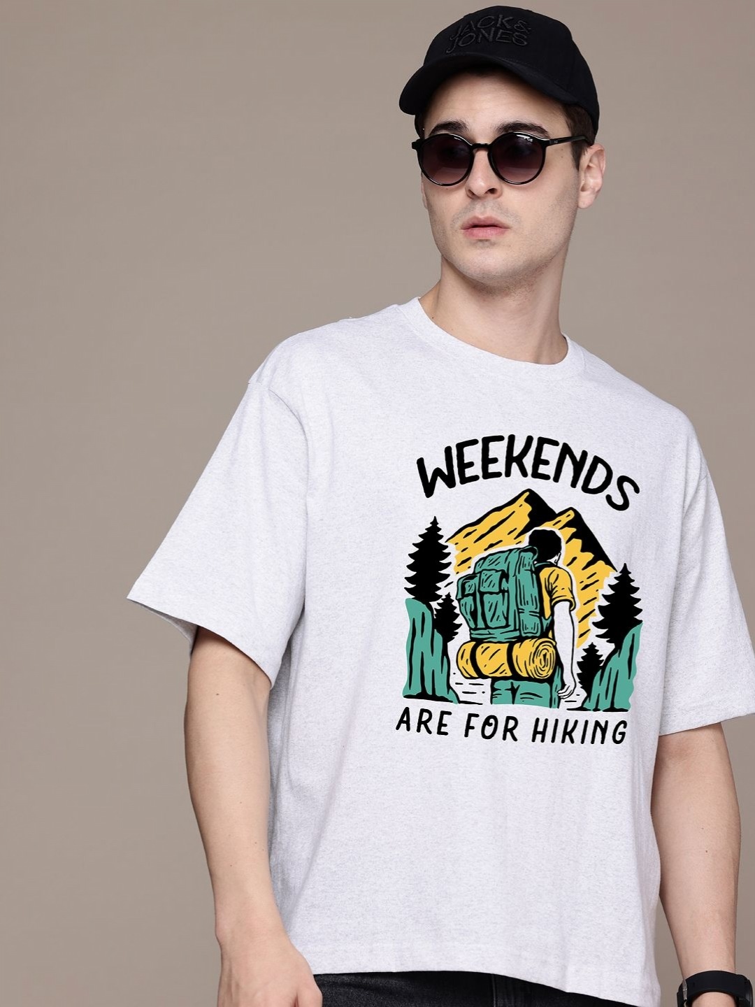 

Moda Rapido Men Printed Applique T-shirt, Silver