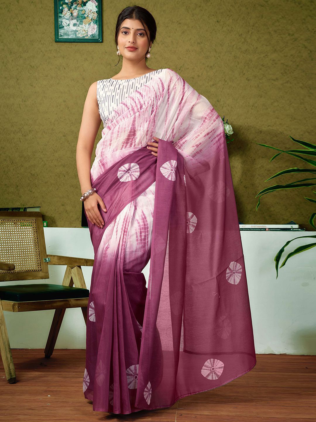 

all about you Ready to Wear Saree, Mauve