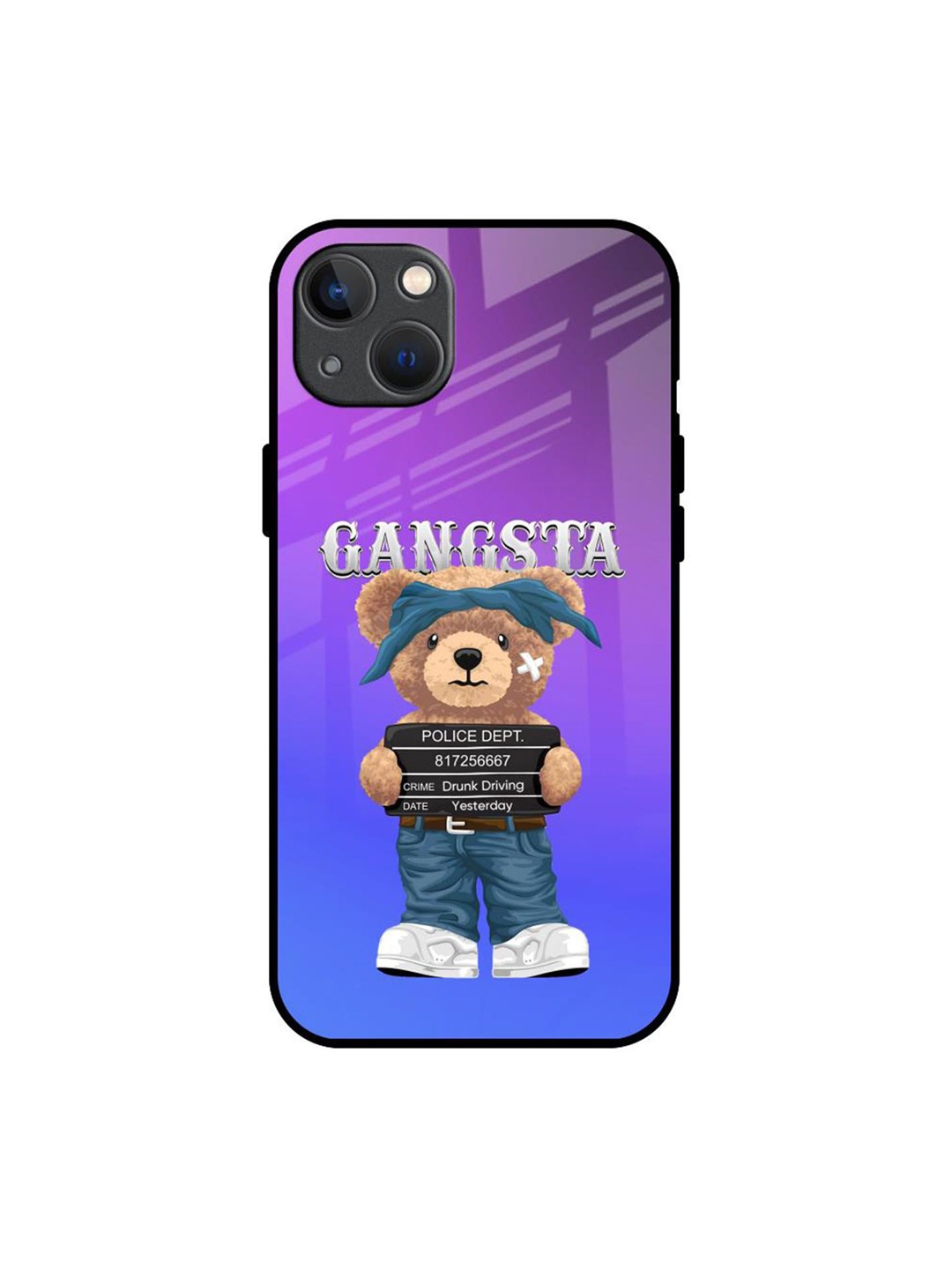 

QRIOH Typography Printed iPhone 13 Mini Back Case Mobile Accessories, Purple