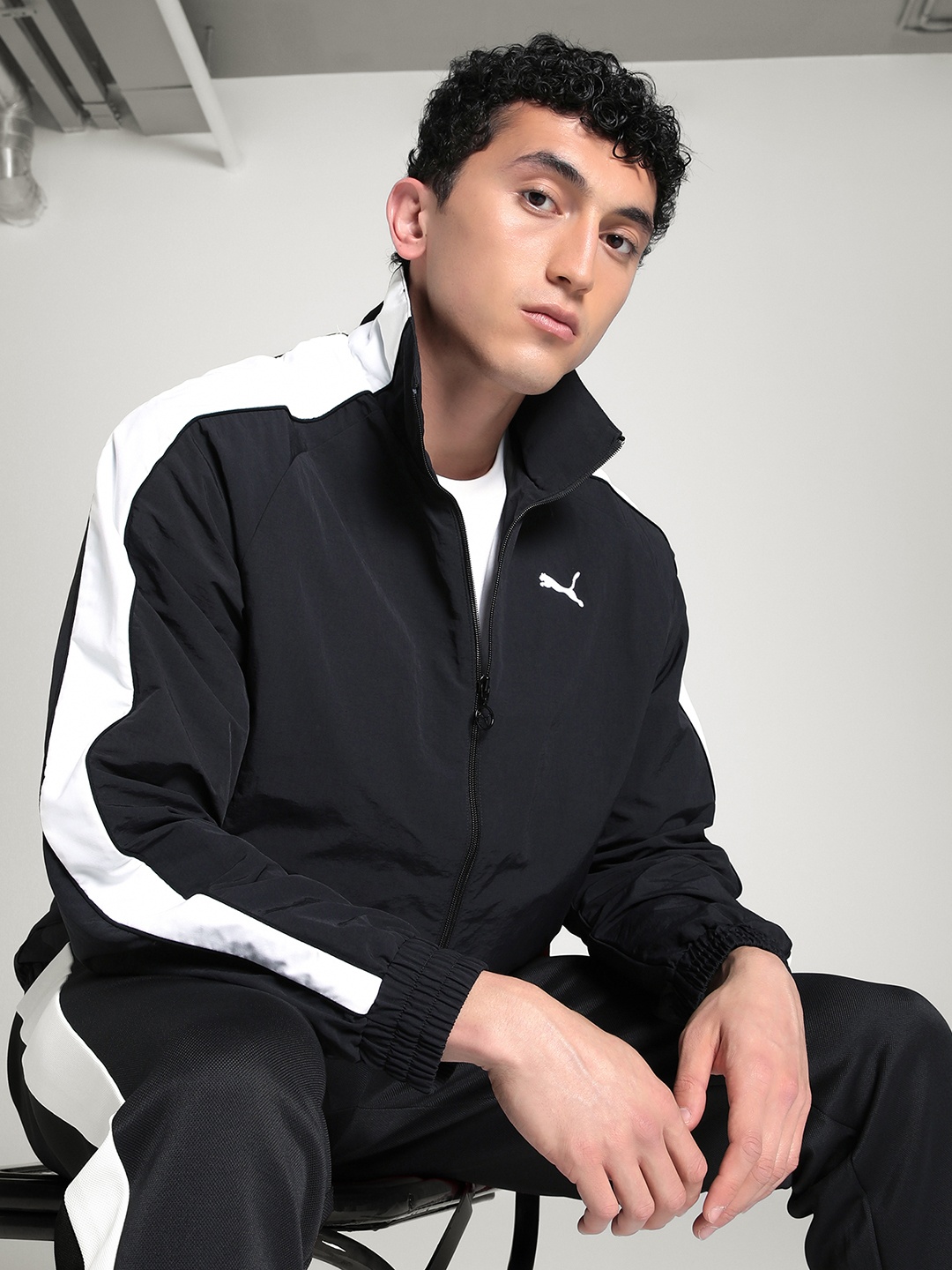 

Puma T7 Oversized Unisex Track Jacket, Black