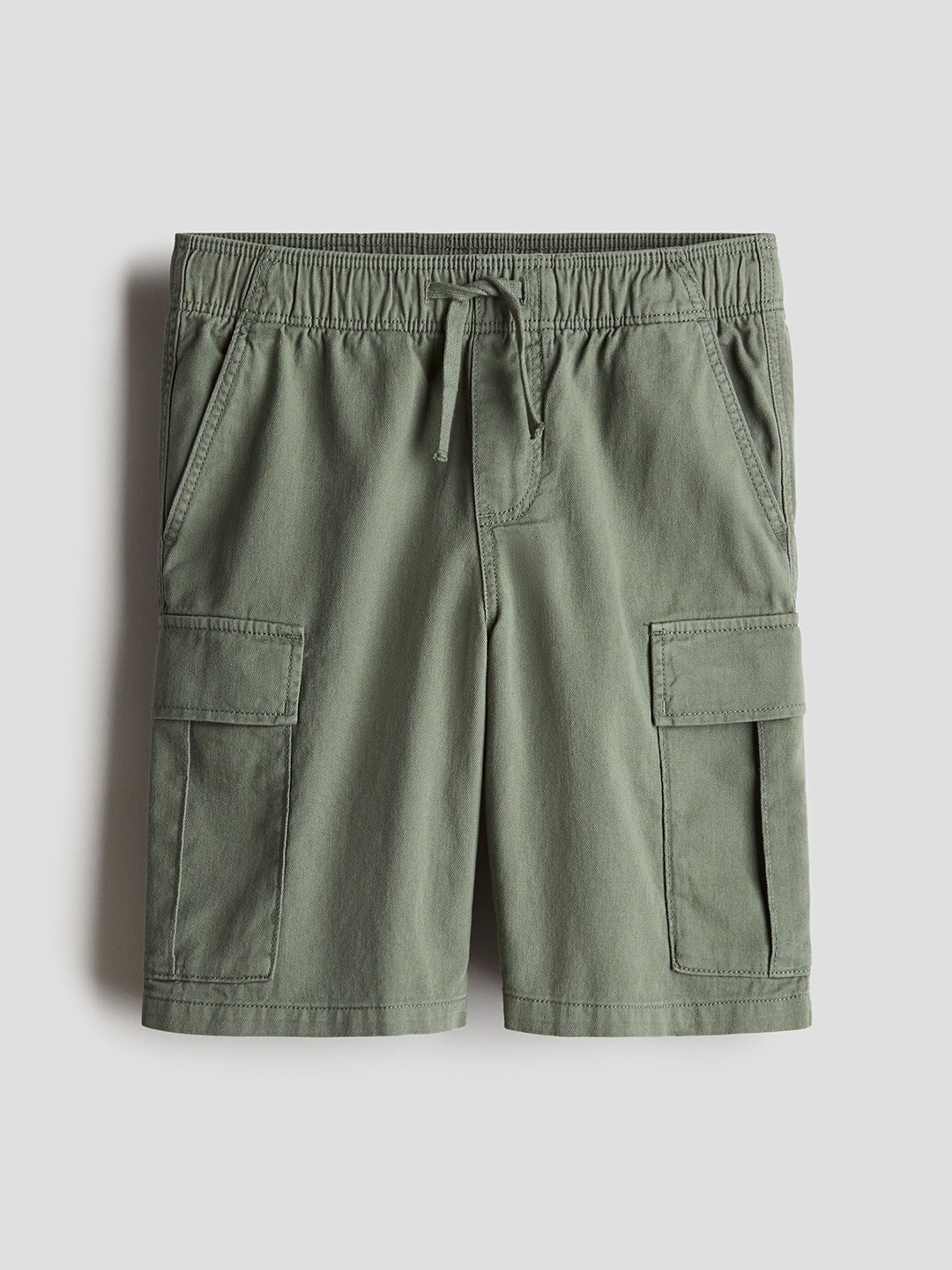 

H&M Cargo Twill Shorts, Green