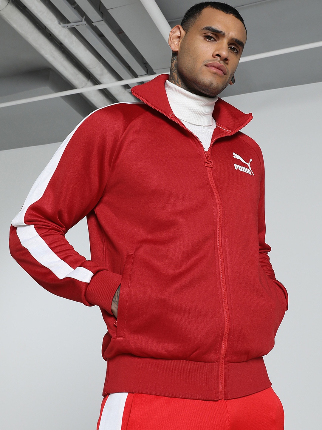 

Puma Iconic T7 Men Track Jacket, Red