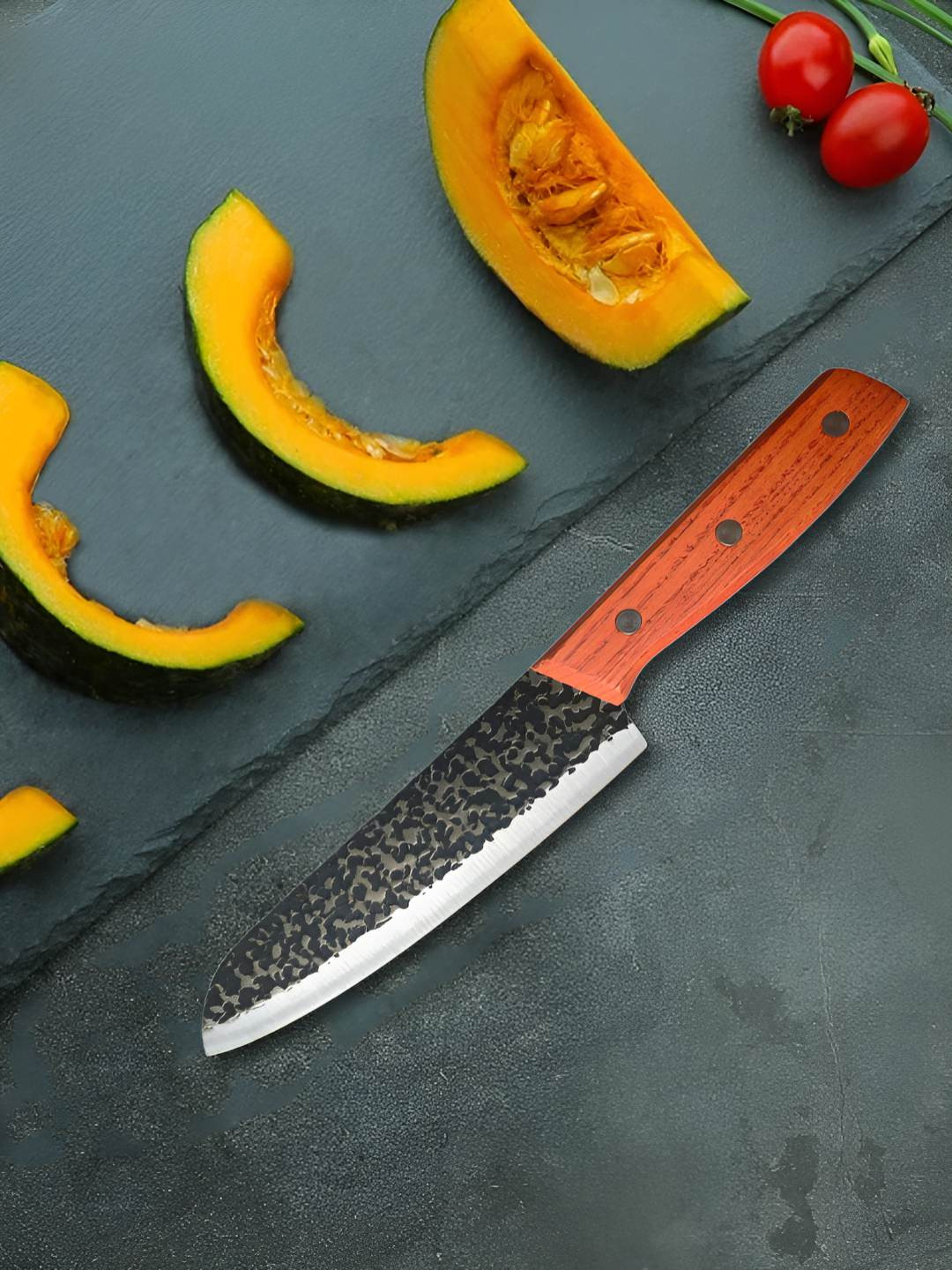 

MACHADO Black And Brown Stainless Steel Knife