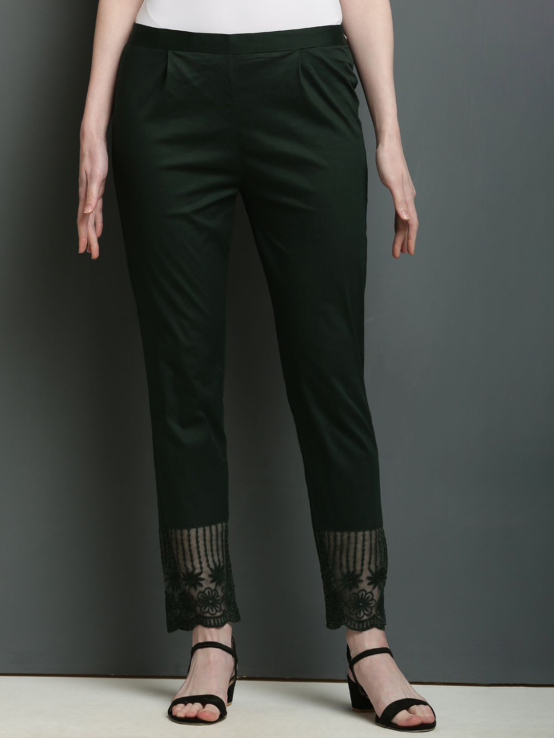 

Sellingsea Women Trousers, Green