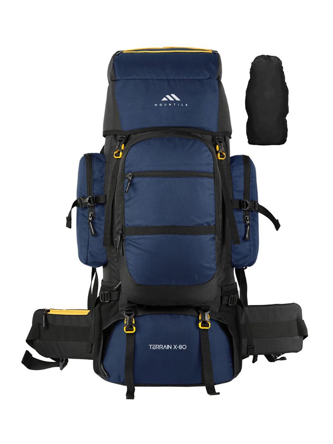 

MOUNTILE Terrain Rucksack Travel Backpack - 80L, Blue