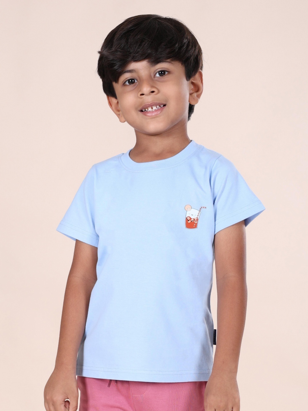 

KiddoPanti Boys Printed Pockets T-shirt, Blue