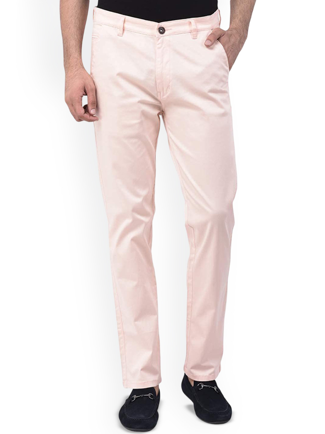 

Ben Martin Men Relaxed Chinos Trousers, Pink