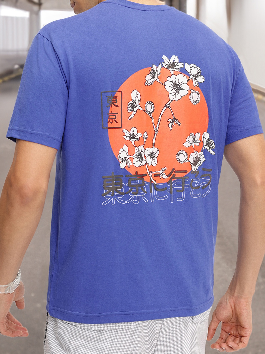 

Kook N Keech Vibrant Floral Bloom Regular T-shirt, Blue