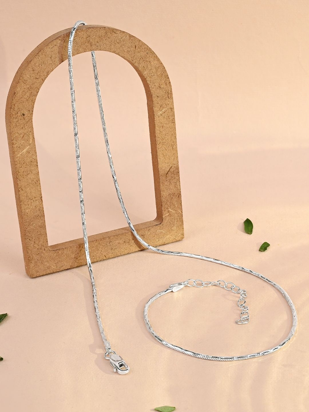 

TOUCH925 92.5 Pure Silver Twisted Snake Chain