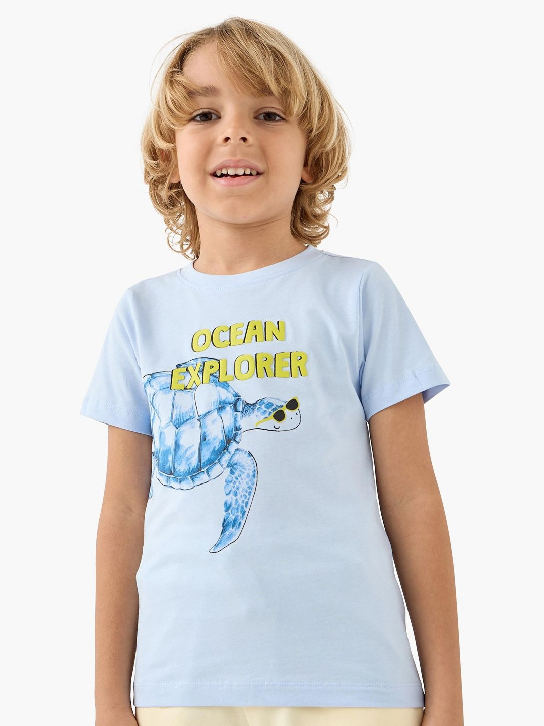 

Juniors by Babyshop Boys Printed T-shirt, Blue