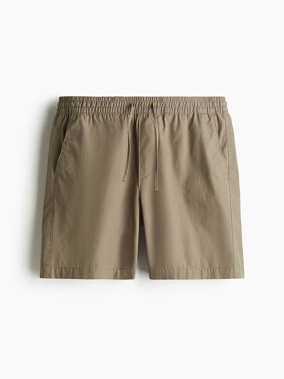 

H&M Regular Fit Canvas Shorts, Beige