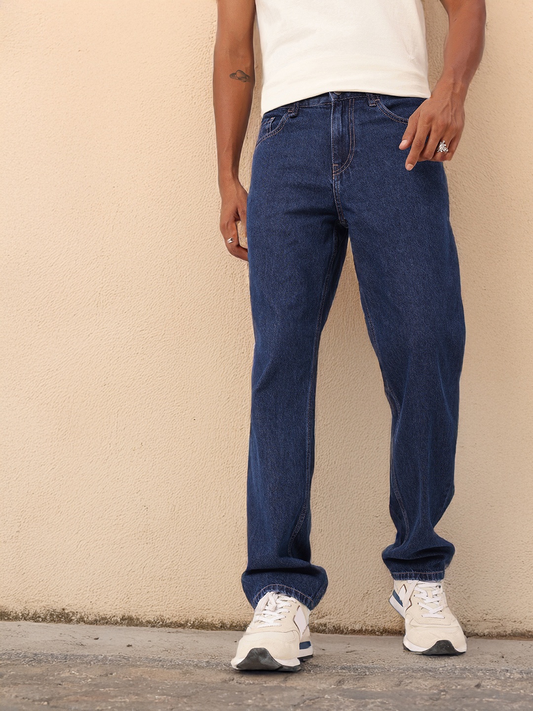 

Kook N Keech Men Street Cool Relaxed Fit Jeans, Blue