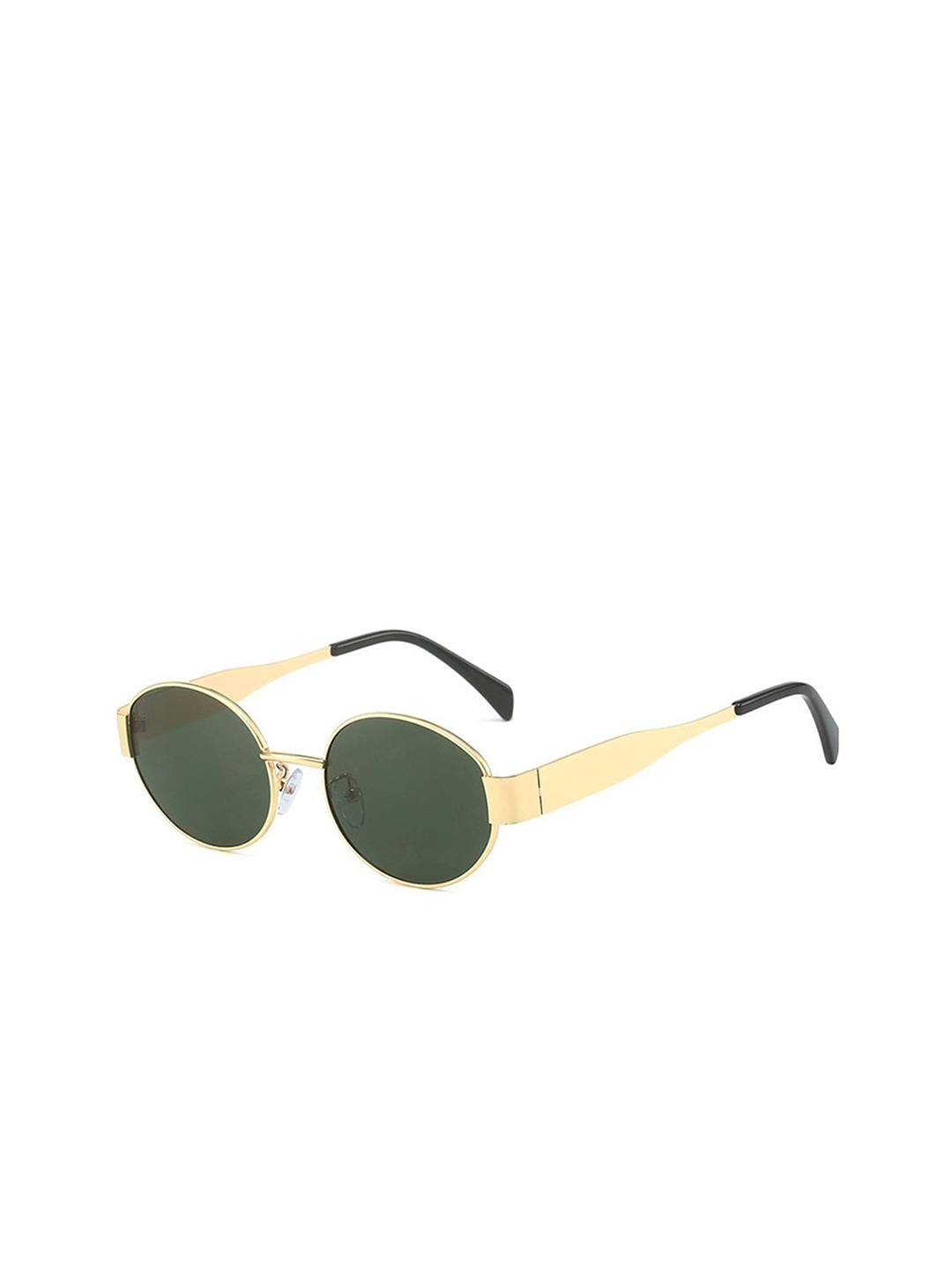 

IFLASH Unisex Oval Sunglasses with UV Protected Lens, Green