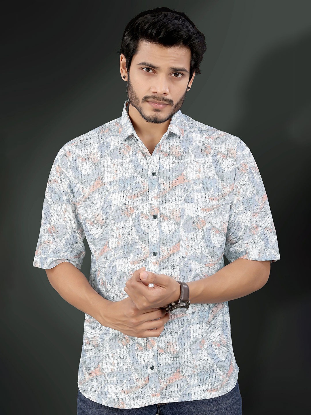 

MARMIC FAB Men Comfort Opaque Printed Casual Shirt, Multi