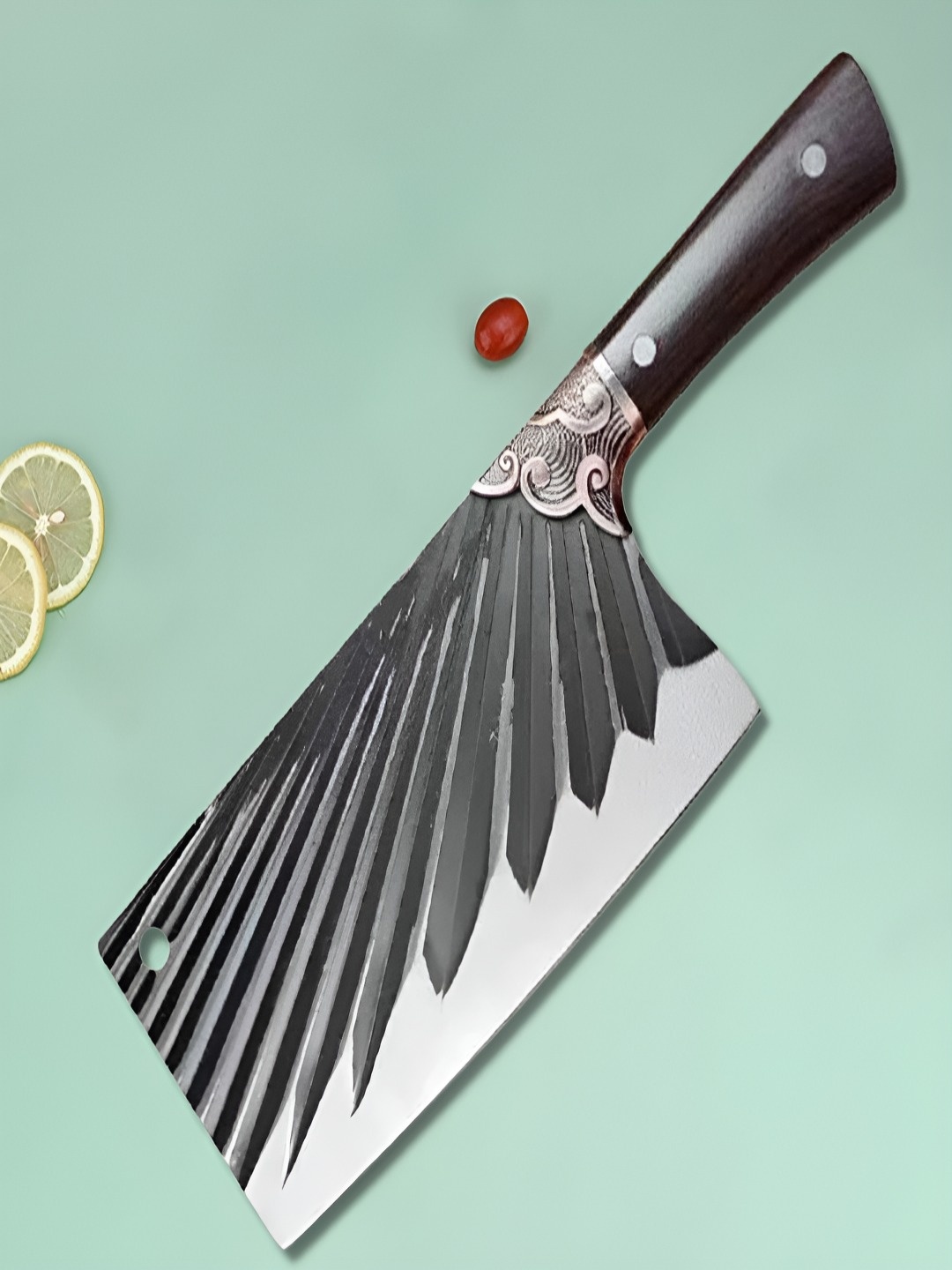 

MACHADO Black & Silver-Toned Stainless Steel Knife