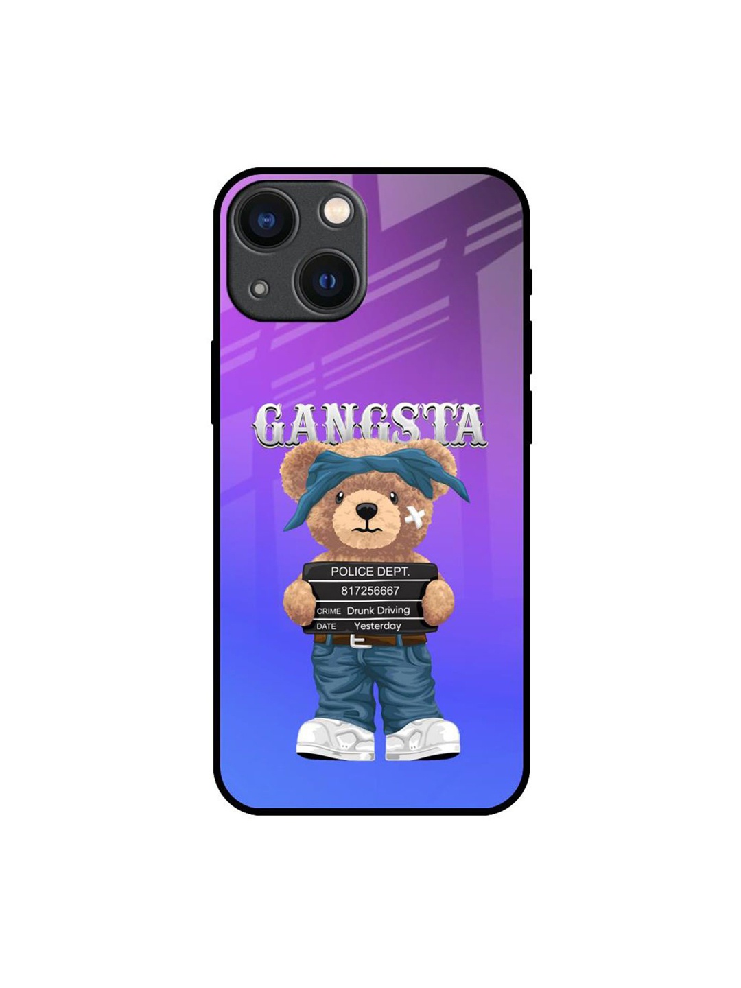 

QRIOH Typography Printed iPhone 14 Plus Back Case Mobile Accessories, Purple