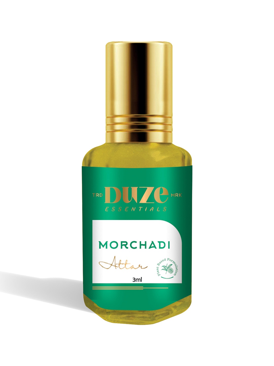 

Duze Essentails Morchadi Natural & Alcohol Free Long Lasting Attar- 12 ml, Green