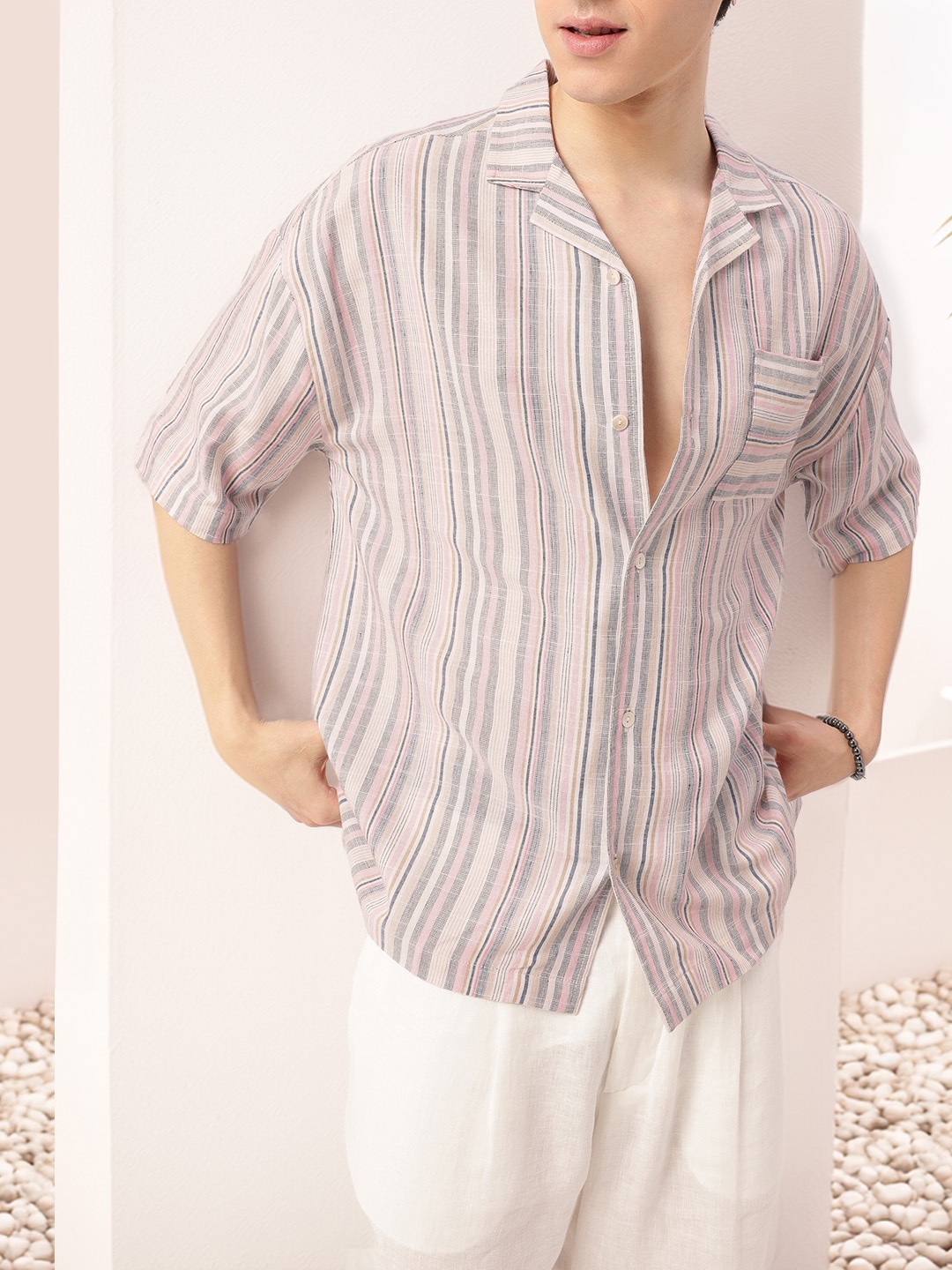 

Kook N Keech Vacanza Stripes, Endless Vibes Oversized Shirt, Multi