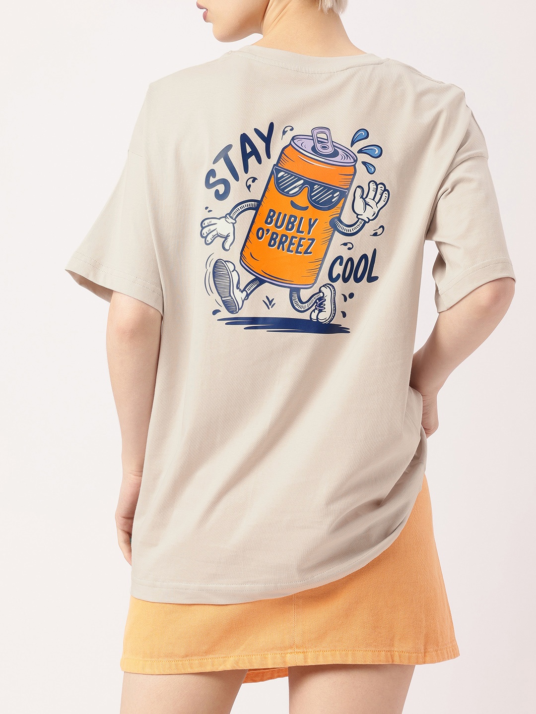 

DressBerry Relaxation Vacanza Stay Cool Oversized T-shirt, Grey