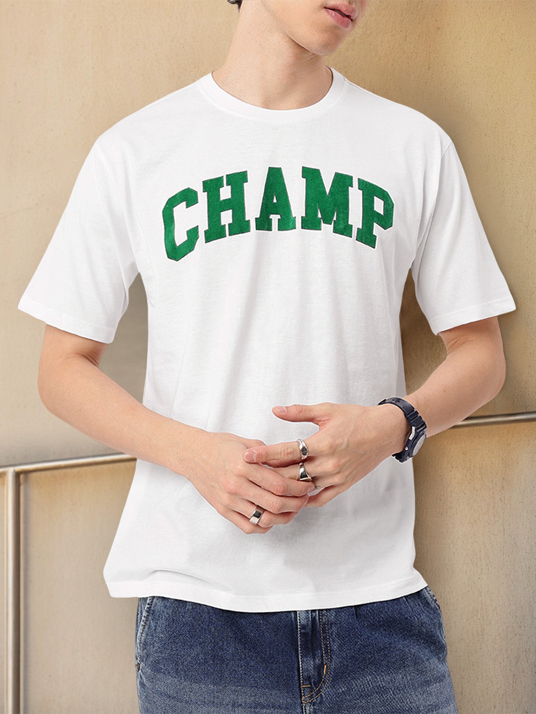 

Kook N Keech City Conqueror Printed Relaxed Fit T-shirt, White