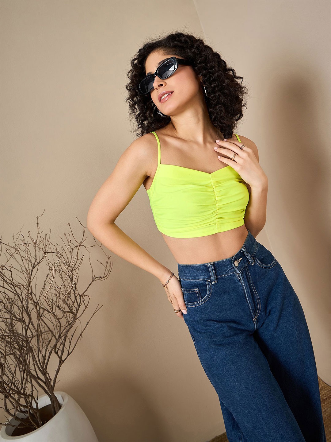 

Kibo Crop Top, Green
