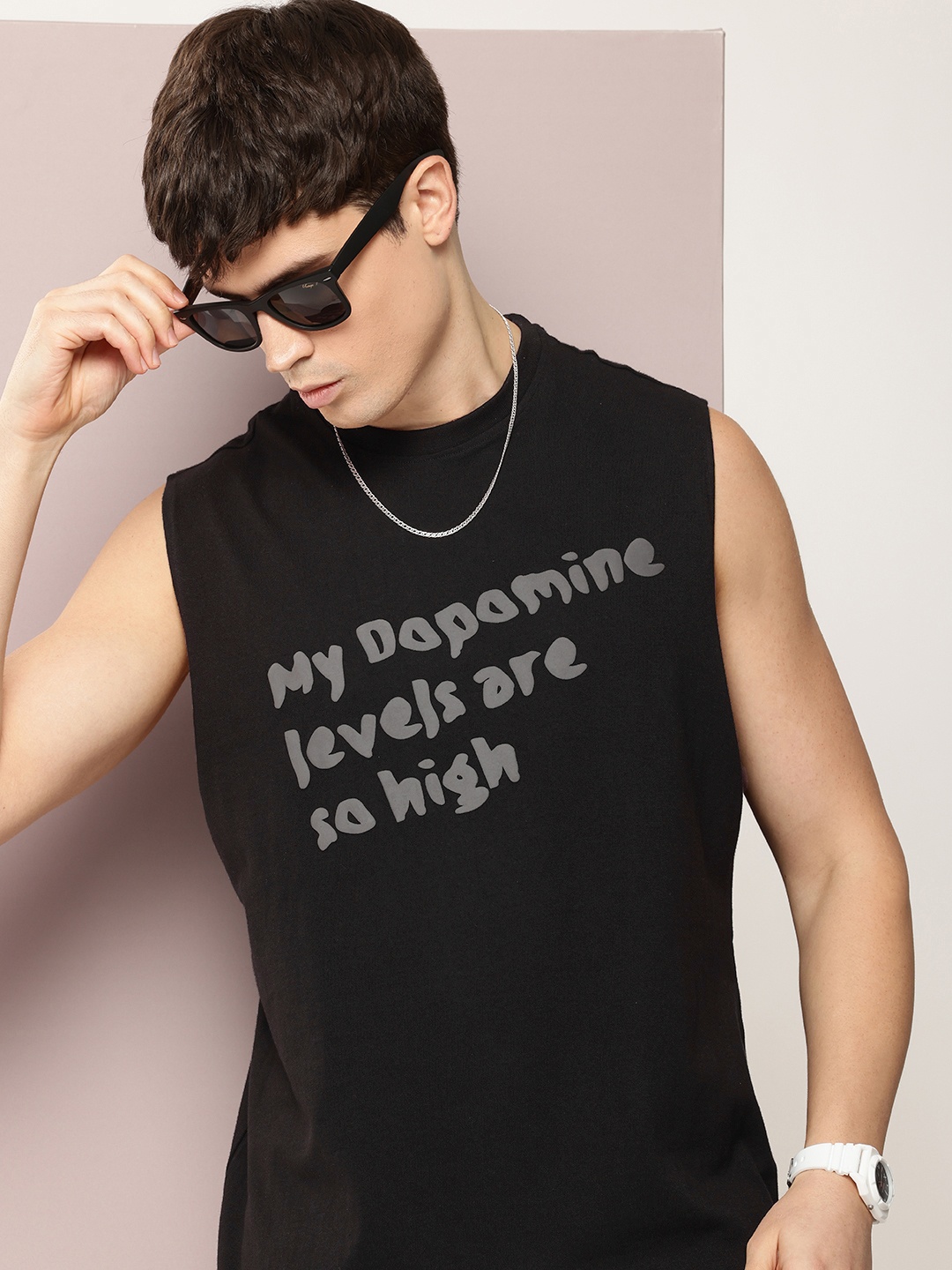 

Kook N Keech Pure Cotton Typography Printed Oversized T-shirt, Black