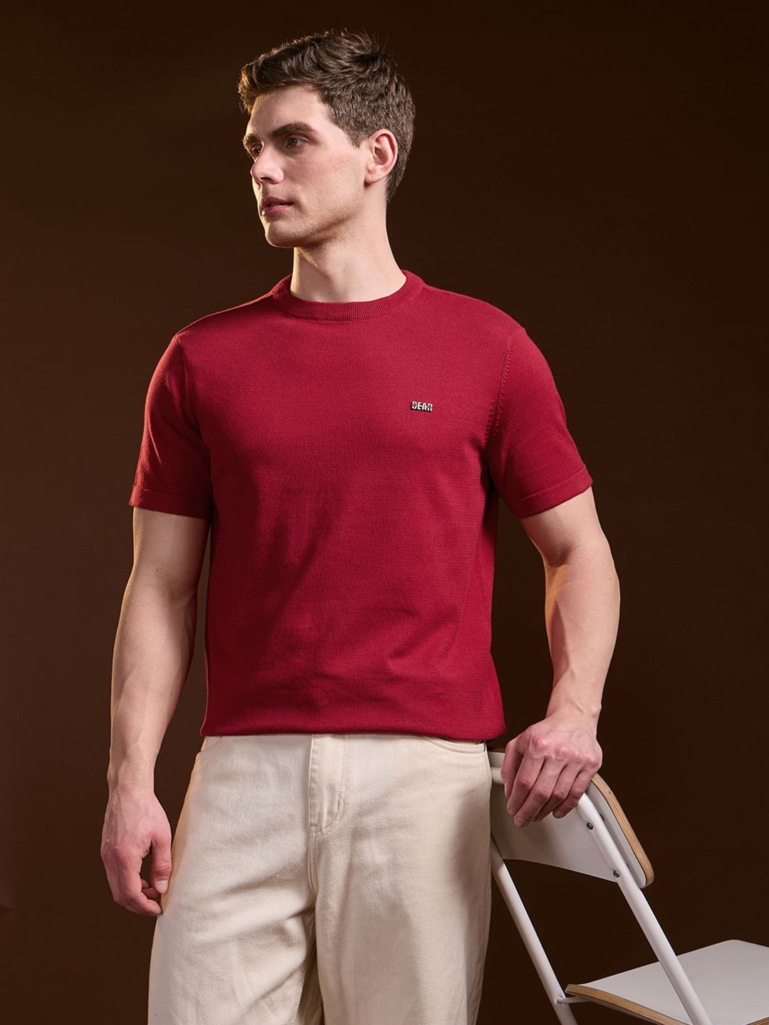 

THE BEAR HOUSE Men T-shirt, Red