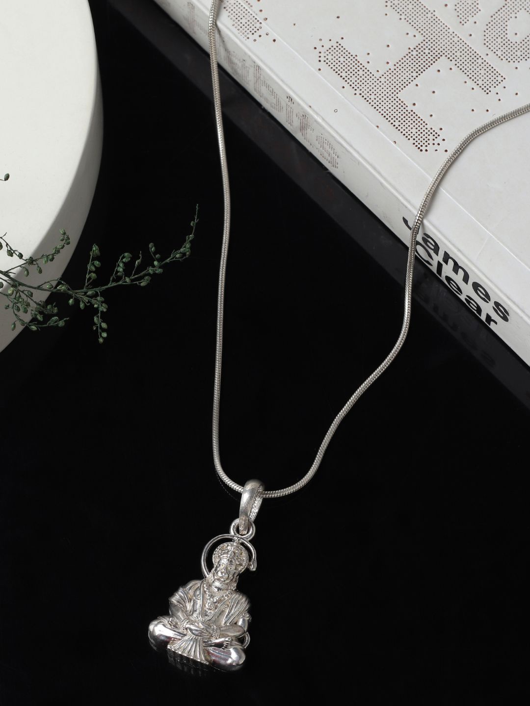 

AKSHAT SAPPHIRE Kids 925 Sterling Silver God Hanuman Temple Pendant