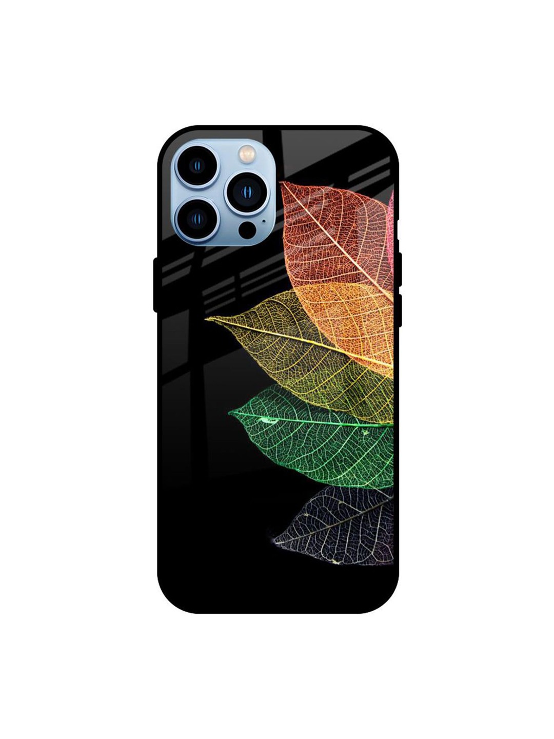 

QRIOH Quirky Printed iPhone 13 Pro Max Back Case Mobile Accessories, Black